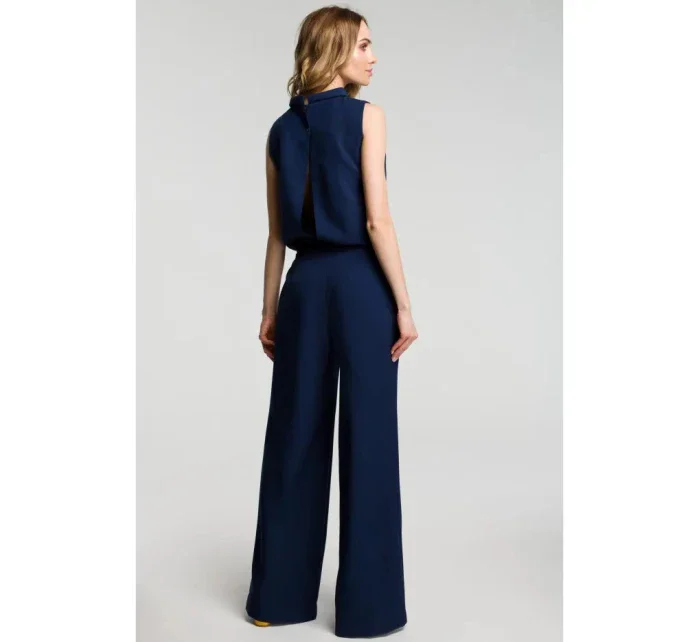 Kombinéza s dělenými zády M382 tmavě modrá - Moe