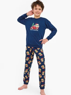 Cornette Young Boy 966/172 Teddy 2 l/r Vánoční 134-164 pyžamo