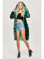 DŁUGA ZIMOWA KURTKA DAMSKA Z ZIELONA model 21242582 - Ann Gissy DŁUGA ZIMOWA KURTKA DAMSKA Z ZIELONA model 21242582 - Ann Gissy