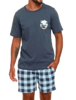 Pánské pyžamo model 20596539 deep blue - Doctornap