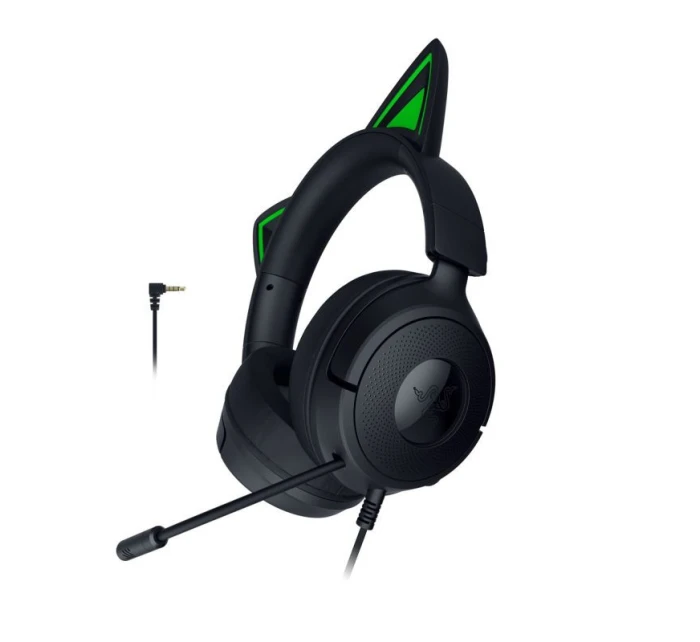 Razer Gaming Kraken Kitty V3 X drátová sluchátka do uší s mikrofonem černá Razer Gaming Kraken Kitty V3 X drátová sluchátka do uší s mikrofonem černá