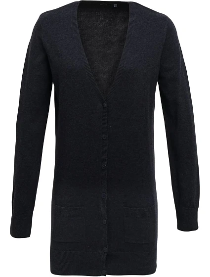 Premier PR 698 Dámský cardigan dlouhý 39.0698 charcoal Premier PR 698 Dámský cardigan dlouhý 39.0698 charcoal