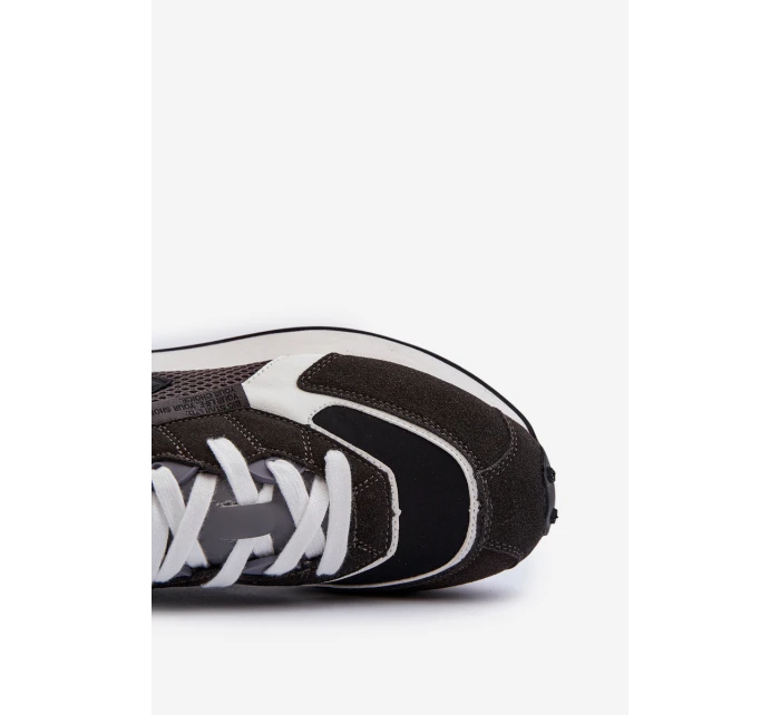 Sportovní pánské tenisky s paměťovou pěnou Memory Foam System Big Star NN174347 Černé