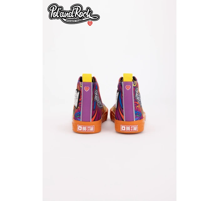 Tenisky Pol'and'Rock Festival X Big Star SS174502 Oranžové Tenisky Pol'and'Rock Festival X Big Star SS174502 Oranžové
