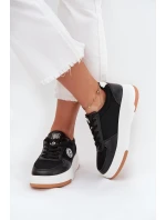 Dámské Tenisky Na Platformě Big Star RR274573 HI-POLY SYSTEM Černé Dámské Tenisky Na Platformě Big Star RR274573 HI-POLY SYSTEM Černé