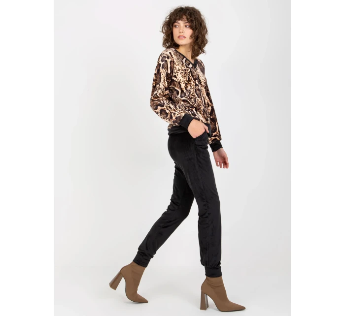 Dámský komplet RP KMPLčerný a béžový