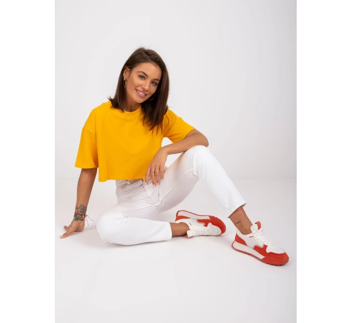 Tričko RV TS model 17009701 světle oranžová - FPrice Tričko RV TS model 17009701 světle oranžová - FPrice