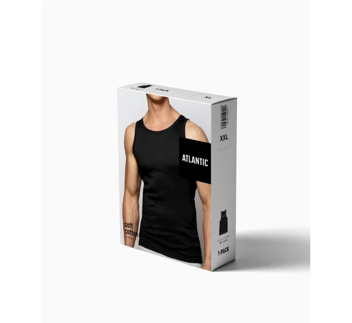 Pánské tílko ATLANTIC - černé Pánské tílko ATLANTIC - černé