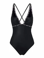 Dámské jednodílné plavky KW0KW02075-BEH - Calvin Klein