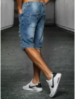 FashionStreet pánské modré džínové šortky SX1516 FashionStreet pánské modré džínové šortky SX1516