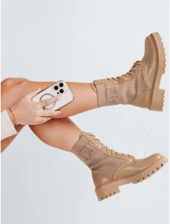 Dámské boty CALLA khaki FashionStreet ZY0381