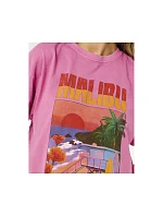 Dámské tričko RIP CURL Hayley O Heritage Tee, růžové Dámské tričko RIP CURL Hayley O Heritage Tee, růžové
