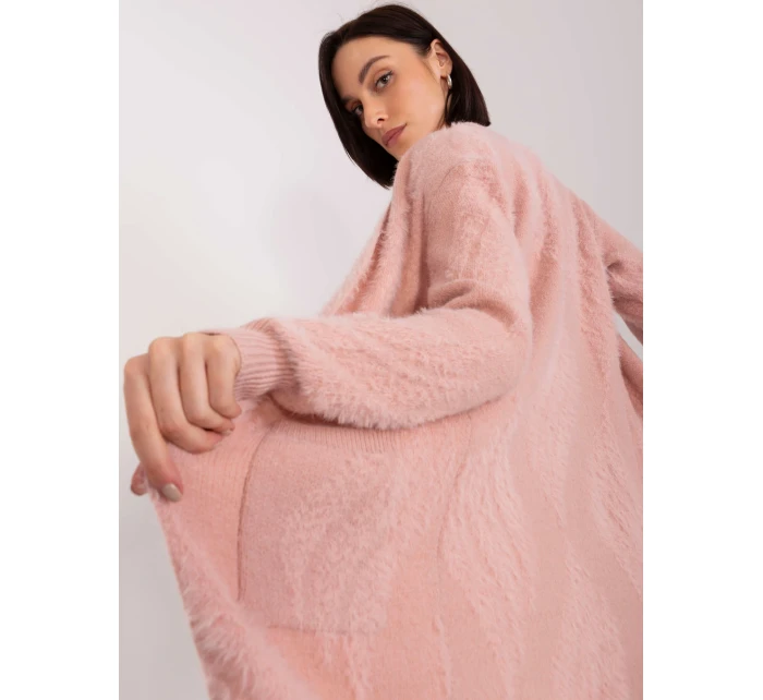 Sweter AT SW model 19040769 jasny różowy - FPrice Sweter AT SW model 19040769 jasny różowy - FPrice