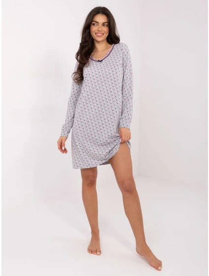 DU KN noční košile FP 104.26 šedá DU KN noční košile FP 104.26 šedá