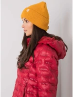 Dámská čepice.13 tmavě žlutá