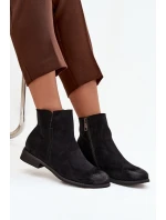 Dámské boty Vinceza – černé, na nízkém podpatku Dámské boty Vinceza – černé, na nízkém podpatku