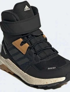 Dětské zimní kotníkové boty Terrex Trailmaker Jr FZ2611 Černá s hnědou - Adidas
