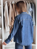 Dámská džínová košile OVERLLO modrá FashionStreet DY0454