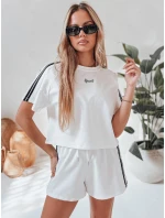 Dámská tepláková souprava LOVE SPORT bílá FashionStreet AY1136 Dámská tepláková souprava LOVE SPORT bílá FashionStreet AY1136