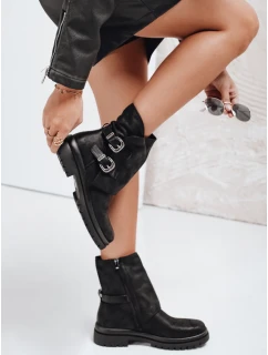 Dámské černé kozačky model 21993101 - Dstreet