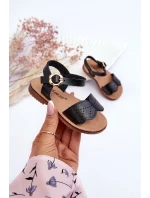 Klasické dětské sandály černé Izzy Klasické dětské sandály černé Izzy