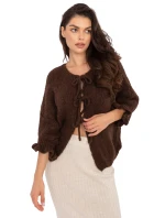 Sweter MI SW model 21253055 brązowy - FPrice Sweter MI SW model 21253055 brązowy - FPrice