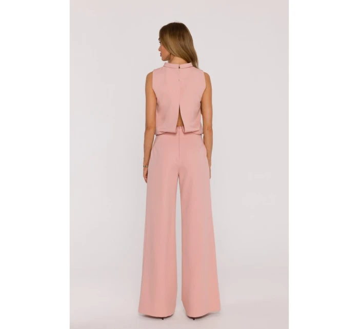 M382 Kombinéza s dělenými zády - pudrová M382 Kombinéza s dělenými zády - pudrová