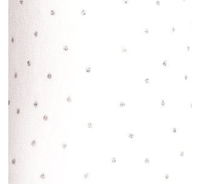 Yoclub Dívčí neprůhledné punčocháče z mikrovlákna 40 Den se vzorem RAM-0125G-0140 White