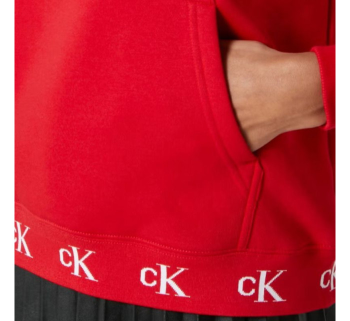 Dámská mikina Jeans CK Logo W J20J214811 červená -  Calvin Klein