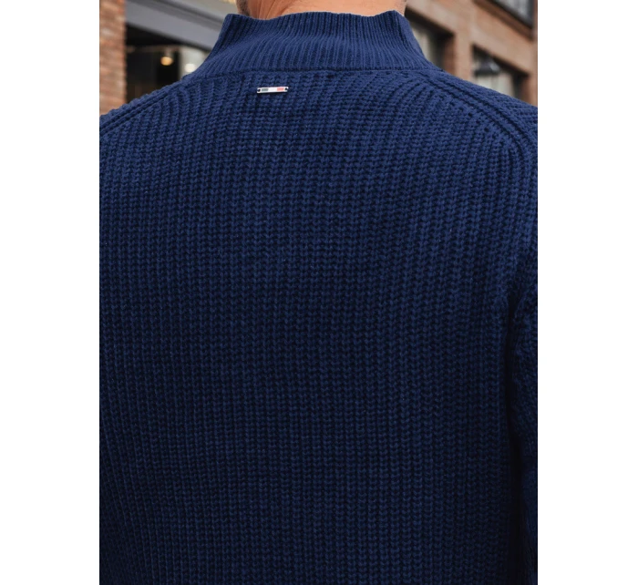 Pánský tmavě modrý svetr FashionStreet WX2346