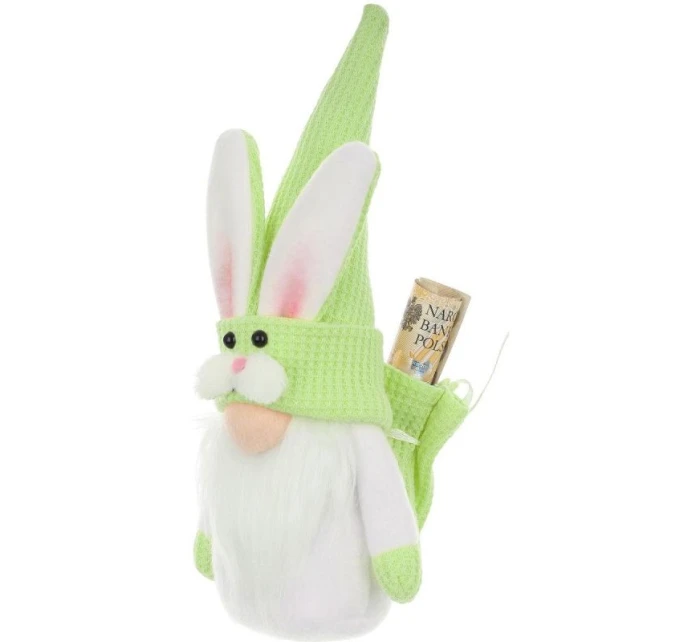 Zelená šelma 20 cm s dárkovou taškou jarní dekorace dětské