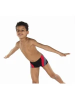 Chlapecké plavky 034 černo-červeno-šedé