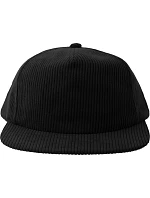 5 panelová manšestrová kšiltovka black model 22456315 - Atlantis Headwear 5 panelová manšestrová kšiltovka black model 22456315 - Atlantis Headwear