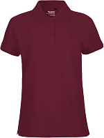 Neutral O 22980 Dámské piqué polo z bio bavlny 77.2280 bordeaux