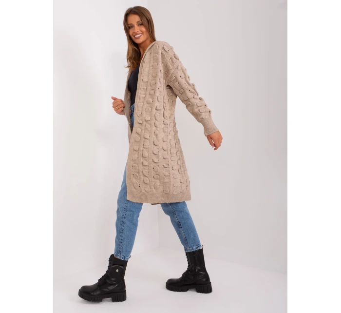 Cardigan BA SW 8026.93P tmavě lila