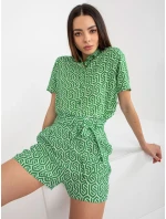 Dámské šortky D73770R62159KA zelená - FPrice Dámské šortky D73770R62159KA zelená - FPrice