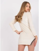 Šaty DHJ SK 6509.82P světle béžová