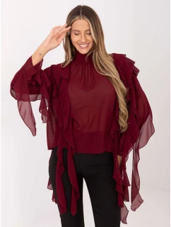 Bluzka PM BZ model 21786421 bordowy - FPrice