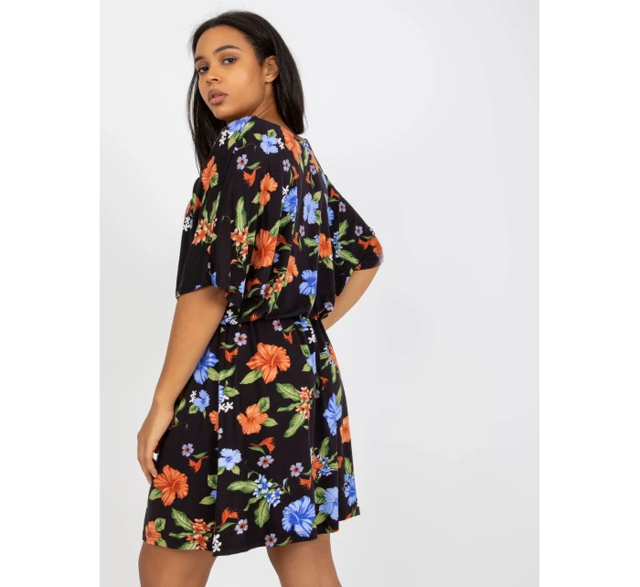 Šaty RV SK 8078.80 černé a modré