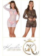 Sexy Koucla fishnet mini dress / cover-up