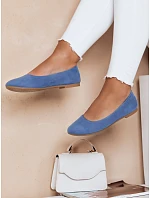 Dámské semišové baleríny  ZY0671 - Seastar