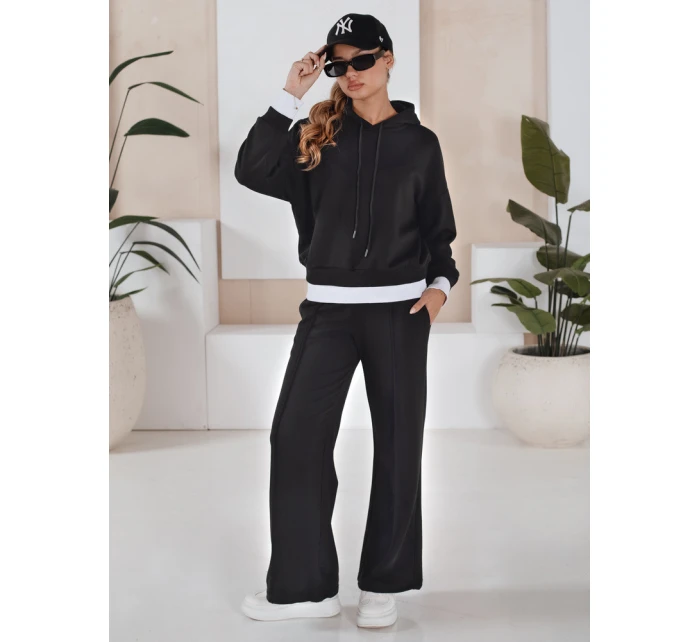 Dámská tepláková souprava SANELIS černá FashionStreet AY0984