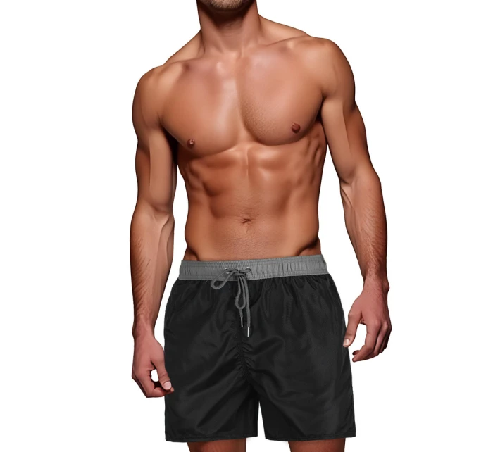 Pánské černošedé šortky FashionStreet SX2514