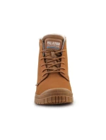 Boty Palladium sp20 Cuff Leather Waterproof WL M 79067-257-M Mahogany