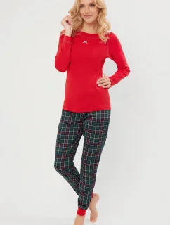 Italian Fashion Foggia long length sp. barva:červená/potisk