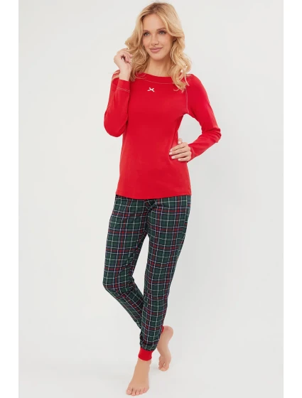 Italian Fashion Foggia long length sp. barva:červená/potisk Italian Fashion Foggia long length sp. barva:červená/potisk