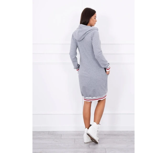 Šaty Brooklyn šedé