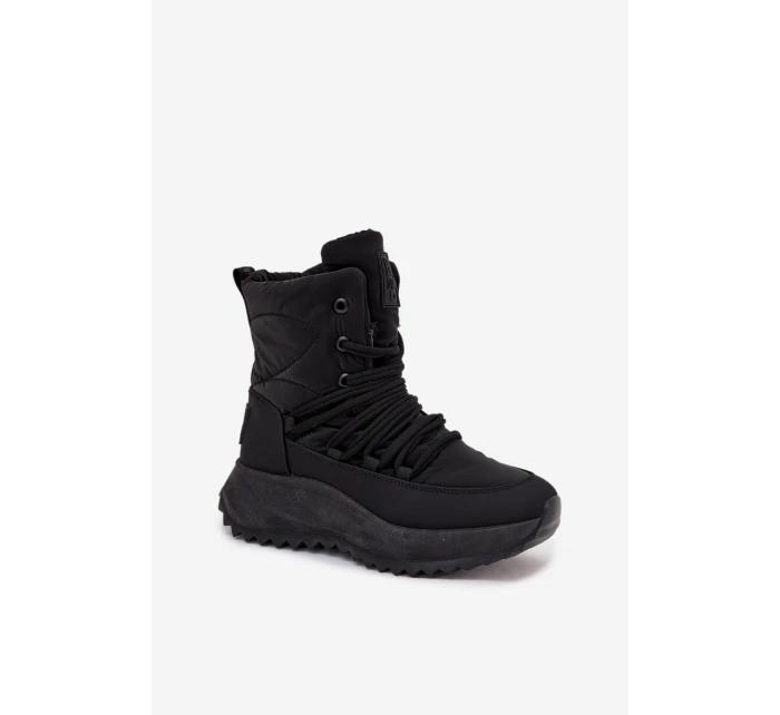 Dámské Sněhule Na Zip Big Star model 21706125 Černé - Big Star Shoes