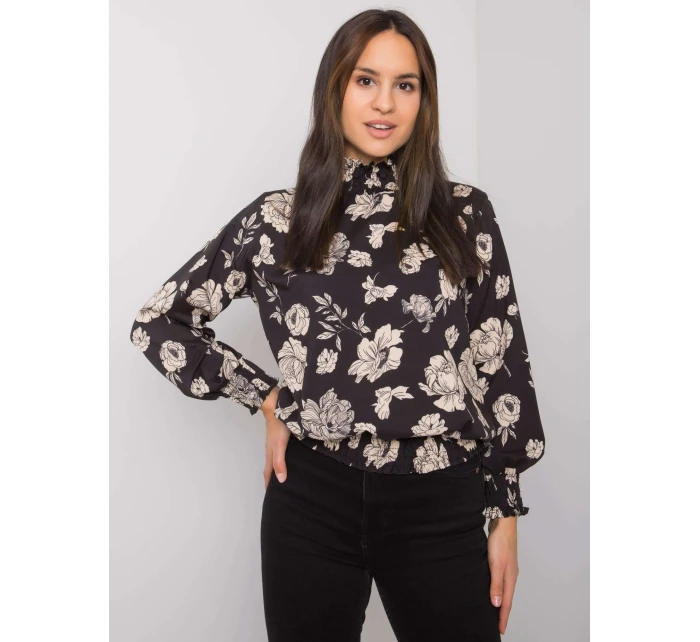 Halenka DHJ BZ 8501.79 černá a béžová Halenka DHJ BZ 8501.79 černá a béžová