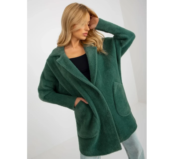 Dámský kabát MBM PL model 14839764 tmavě zelený - FPrice